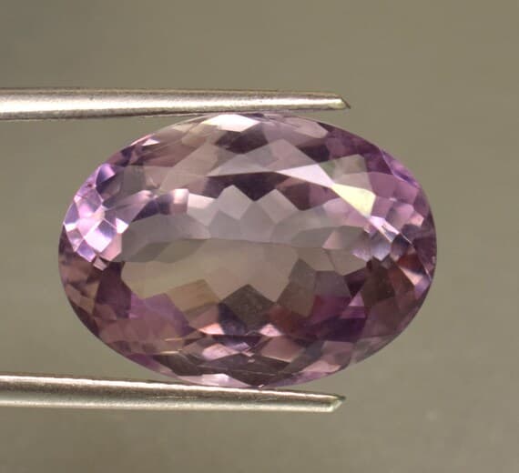 Amethyst Oval Gemstone view 2